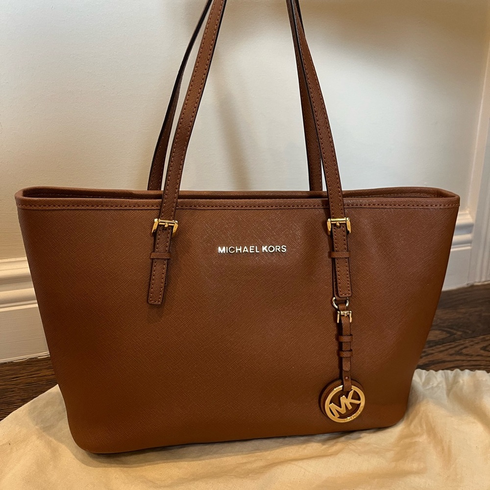 Michael Kors Brown Leather Medium Tote